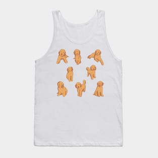 Cute Golden doodle pack Tank Top